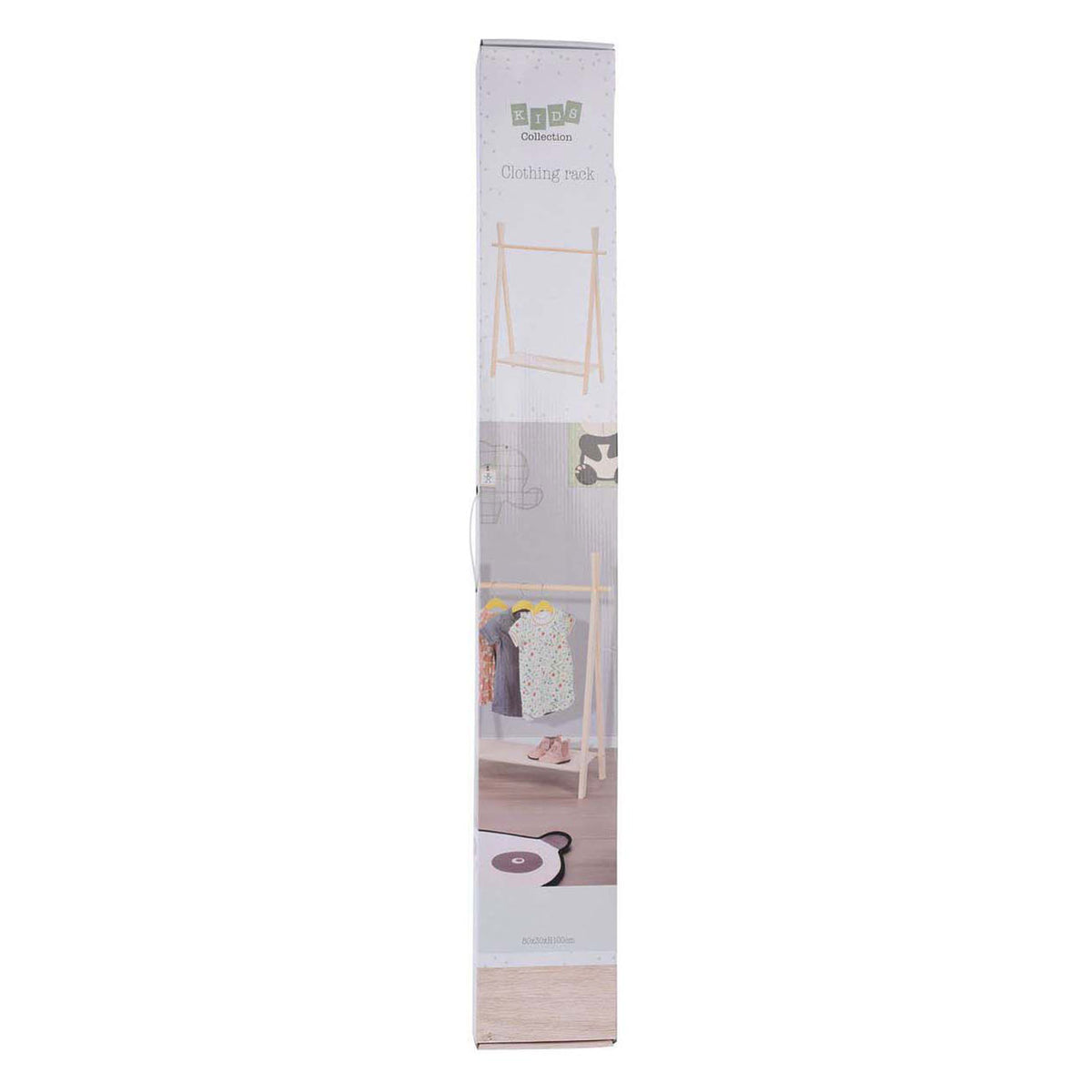 Rack de vêtements en bois pour les enfants