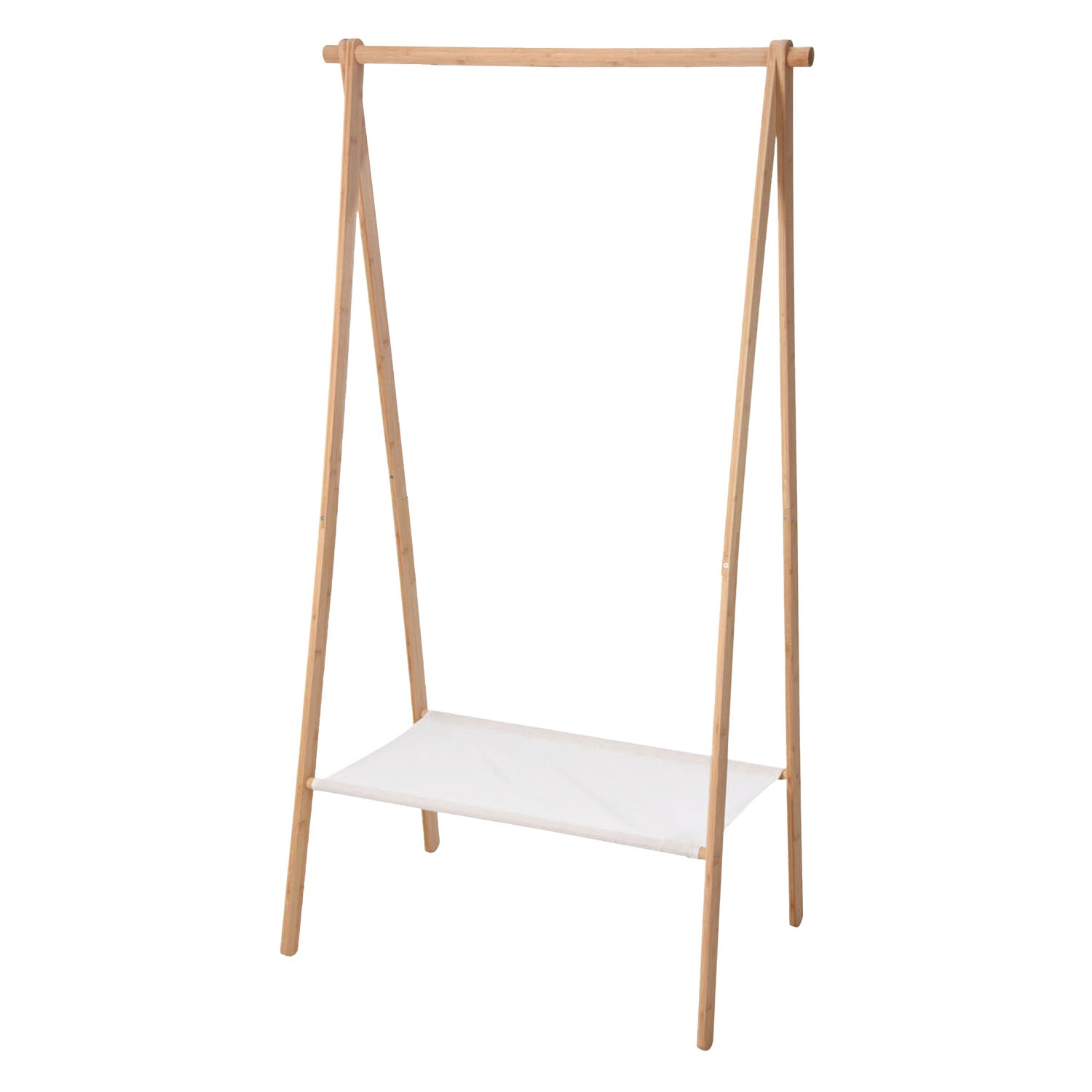 Bambou de porte-vêtements, 86x57x155cm