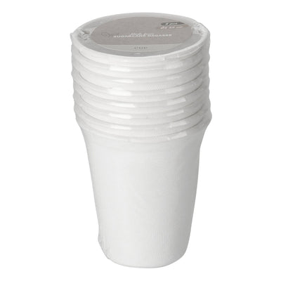 tasses jetables Cane à sucre 275 ml, 8e.