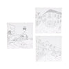 Paint Ensemble avec toile, 12dlg.