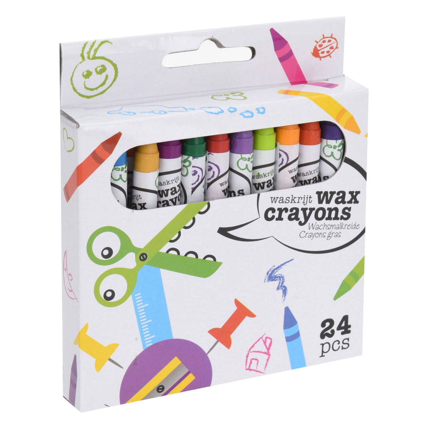 set de craies, 24e.