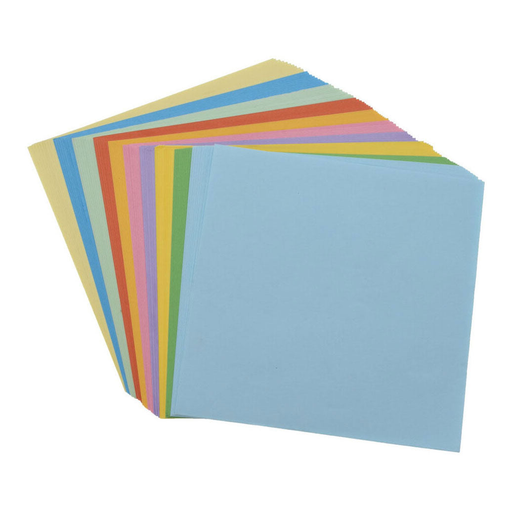 carré de couleur papier, 90 feuilles