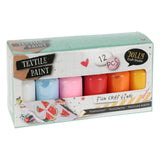 Peinture textile, ensemble de 12 couleurs - afbeelding 2