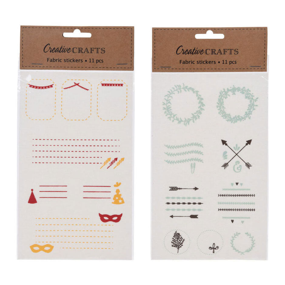 Tissu d'autocollants, 9e.