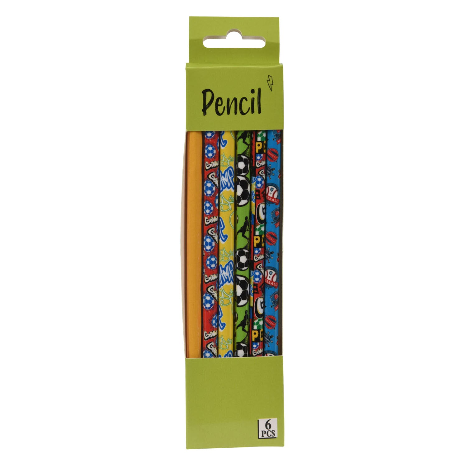 Crayons gris HB Sport, 6e.