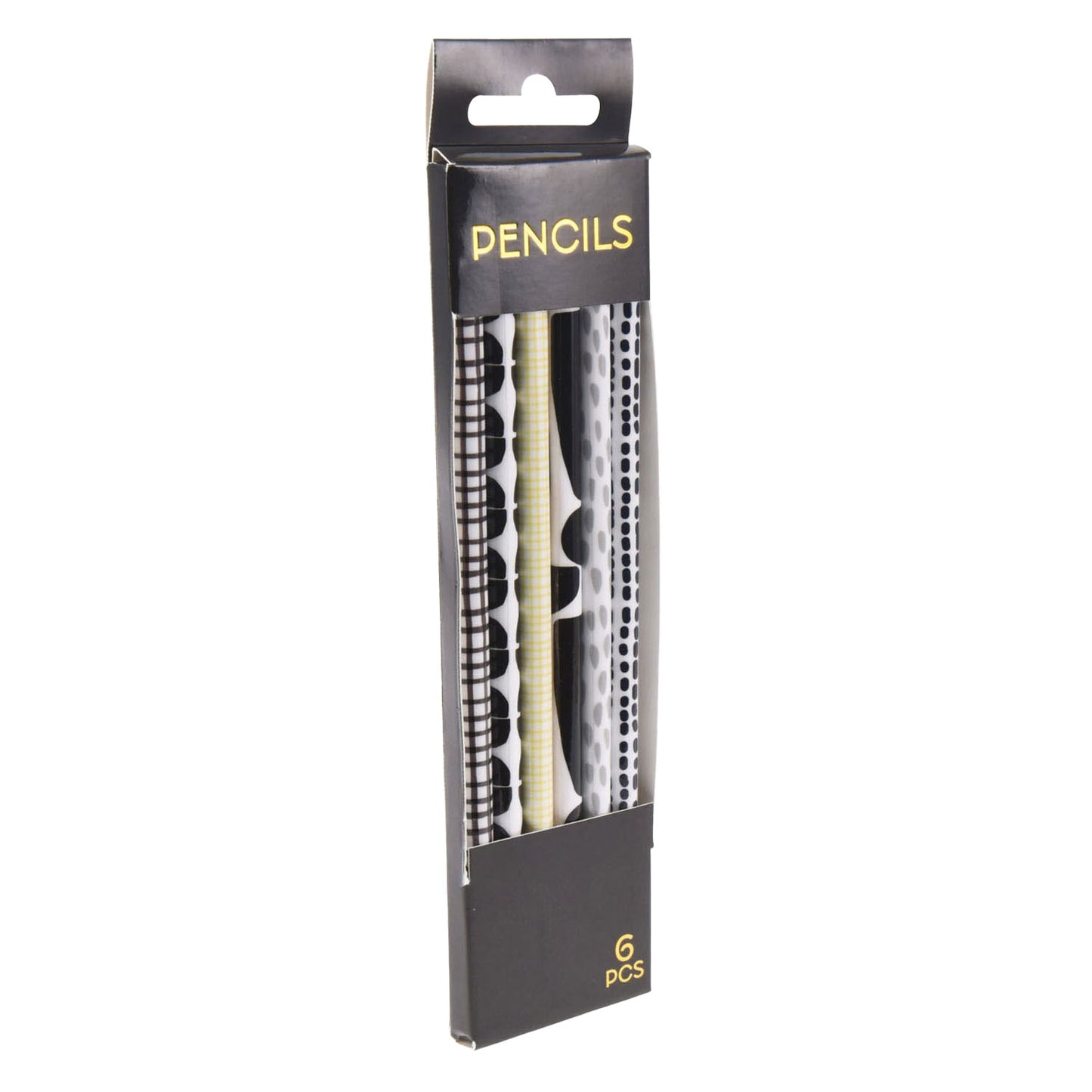 Crayons gris hb blanc noir, 6e.