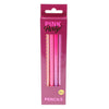 Crayons gris HB rose, 6e.