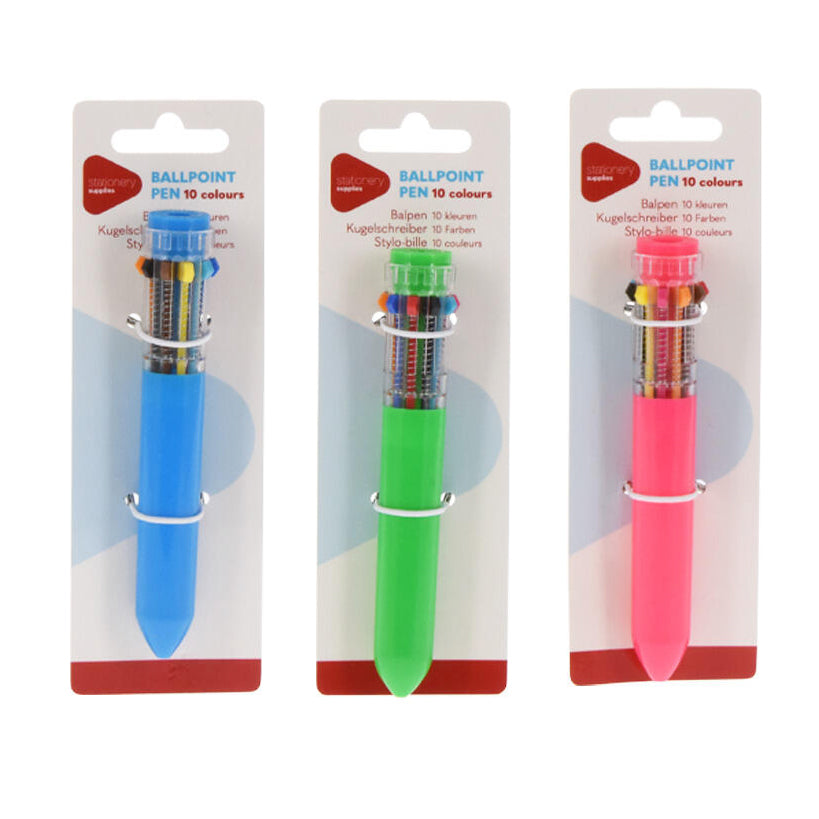 Stylo multi-color avec 10 couleurs