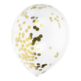 Ballons avec confettis dorés - afbeelding 1
