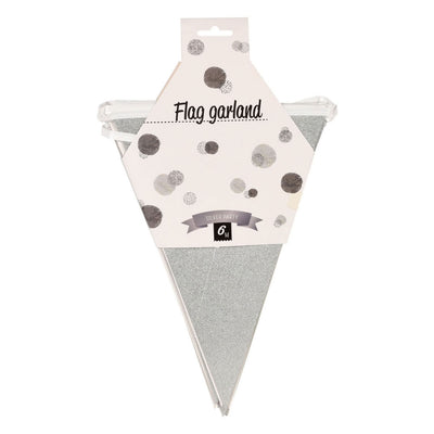 Ligne de drapeau argent, 6m