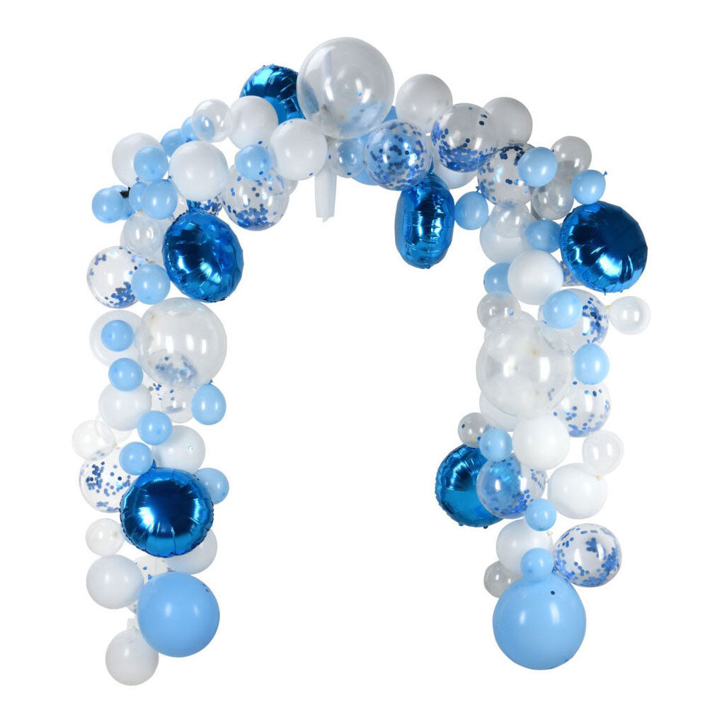 Construisez votre propre arc de ballon set bleu, 120dlg.