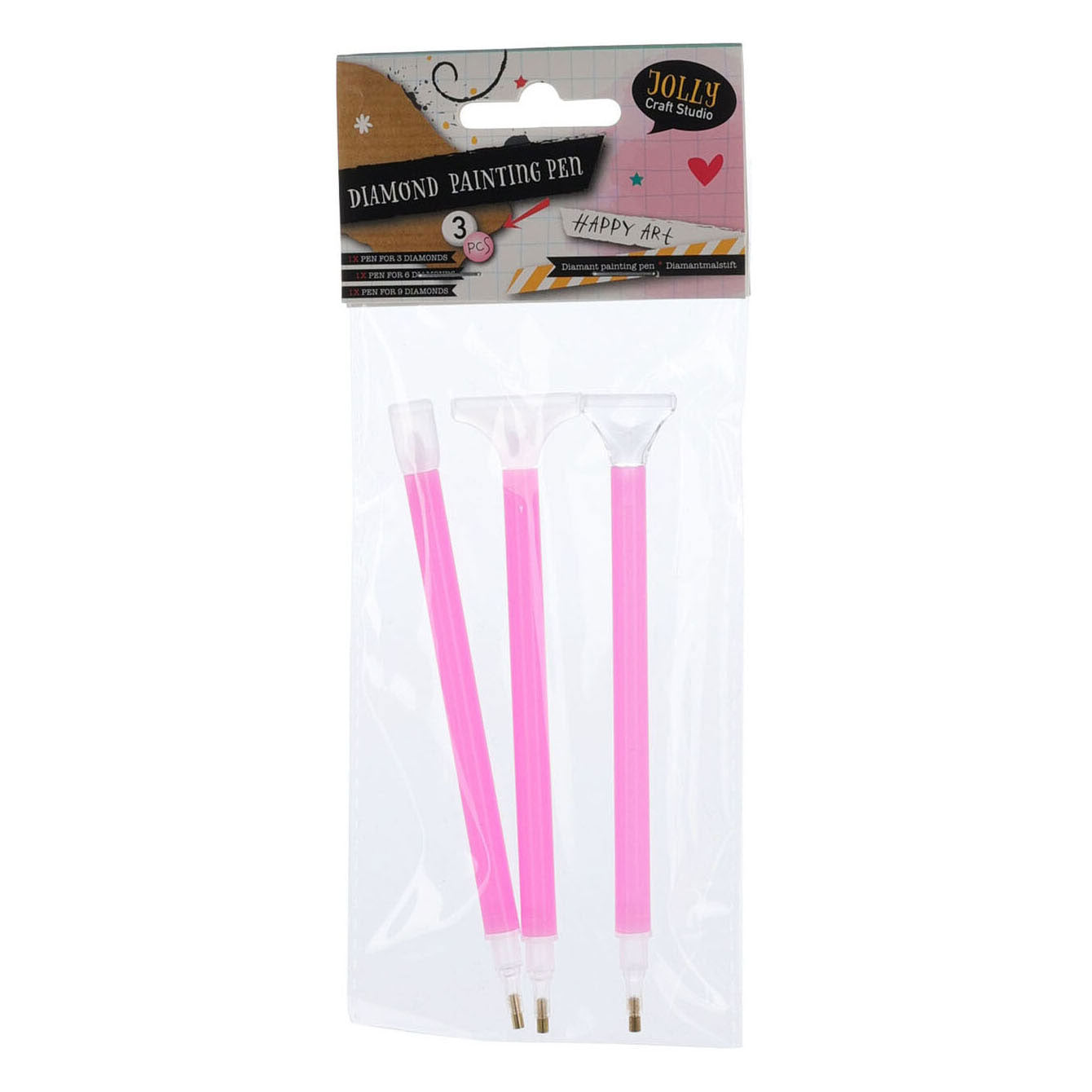 Ensemble de stylo de peinture de diamant, 3e.
