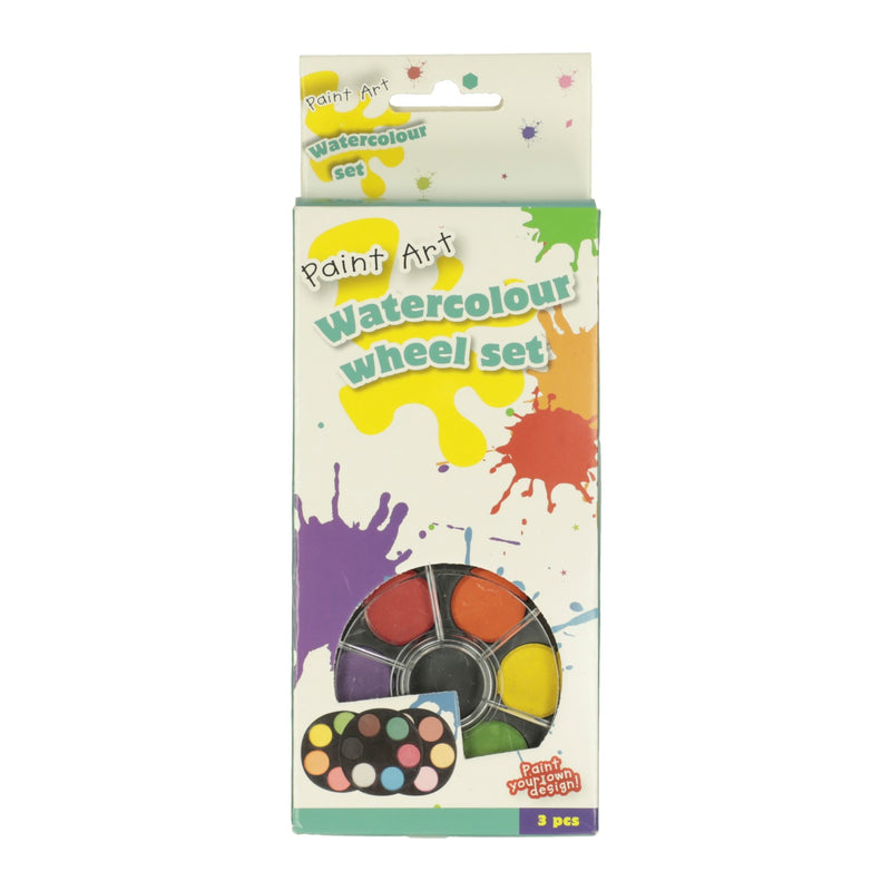 Ensemble aquarelle, 18 couleurs