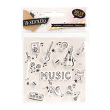 Conception de musique 3D autocollants - afbeelding 2