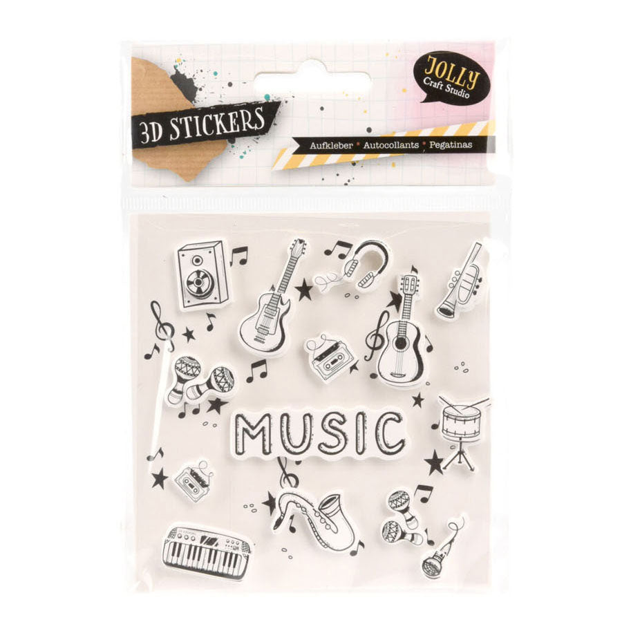 Conception de musique 3D autocollants