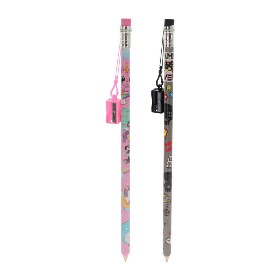 crayon avec de la gomme