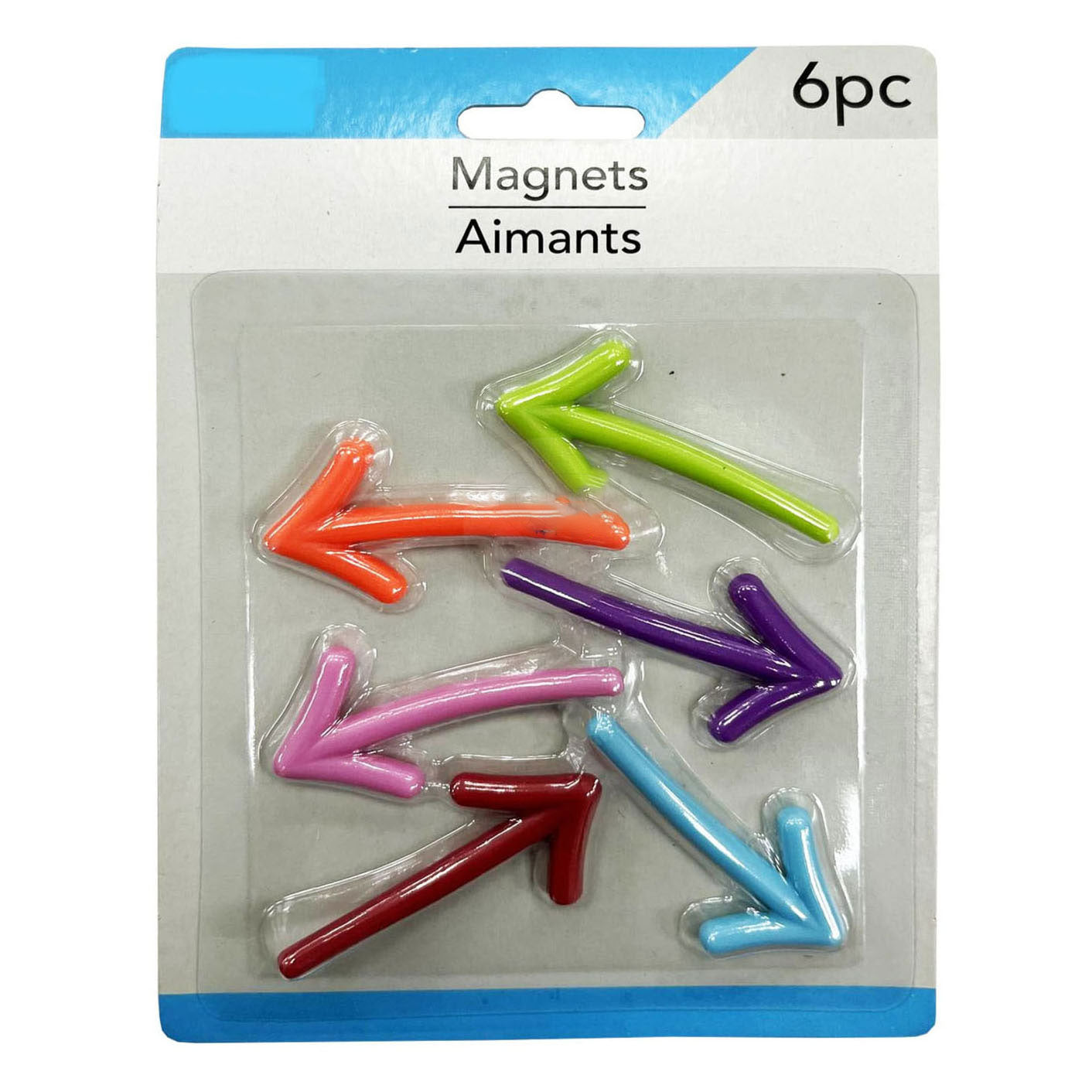 Flèches des aimants, 6e.