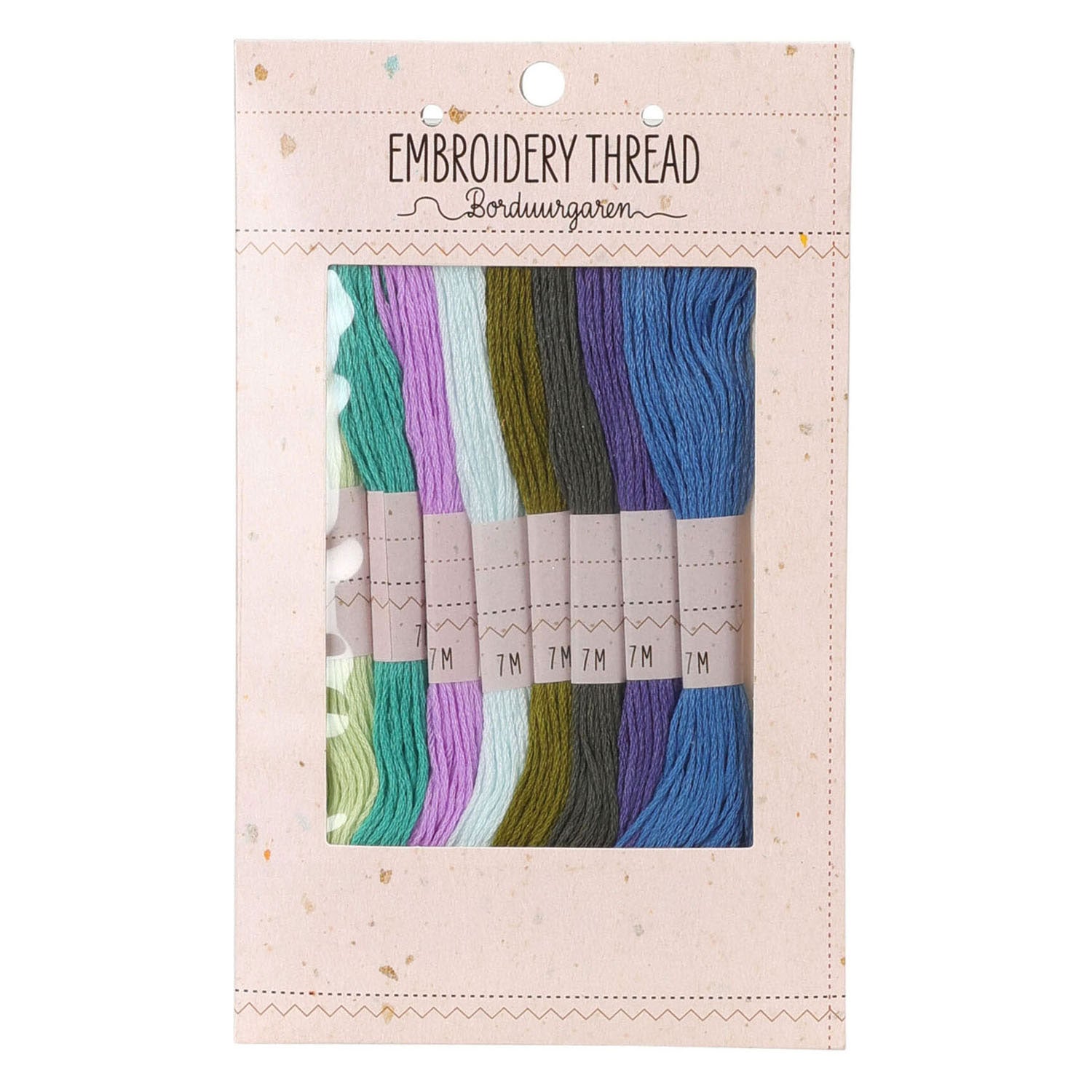 Ensemble de fils de broderie 8 pièces, 8x7m