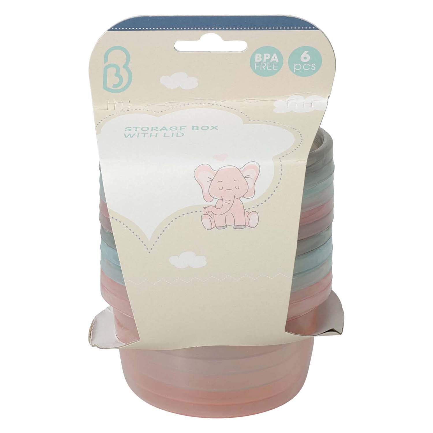 Boîte de rangement pour bébé, 6 pcs.