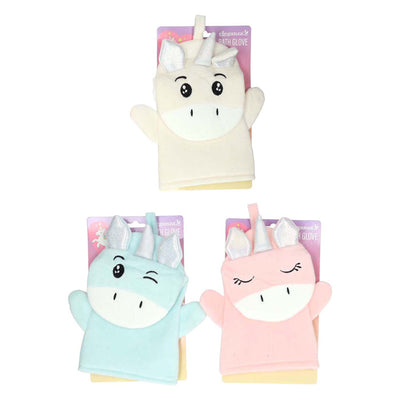 Gant de toilette licorne