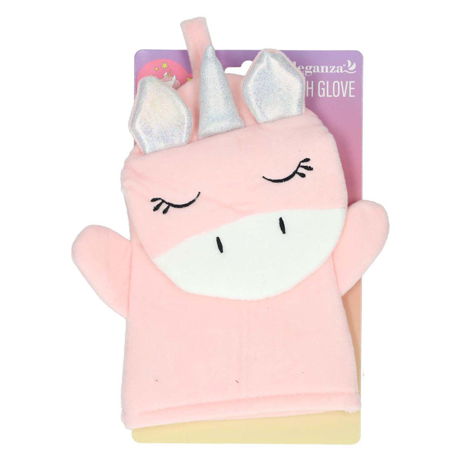 Gant de toilette licorne