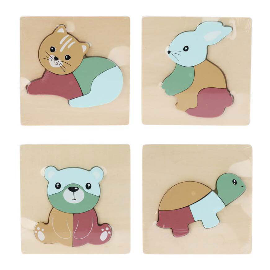 Animal de puzzle en bois, 4e.