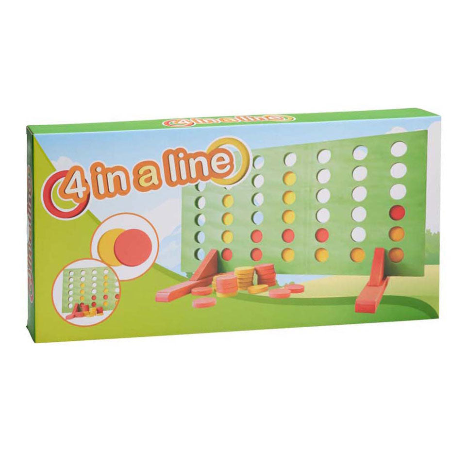 Jeu en bois 4 consécutives