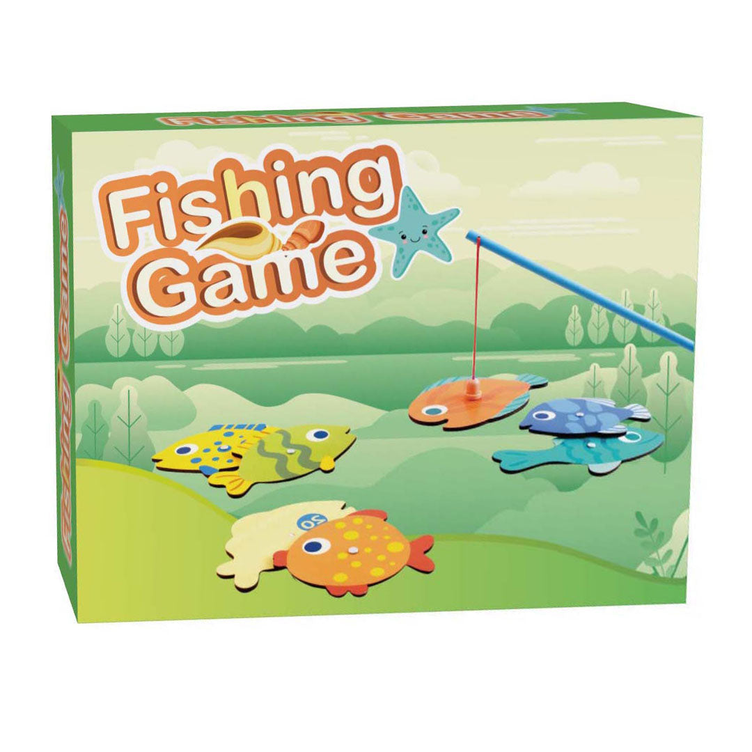Jeu de pêche en bois, 9dlg.