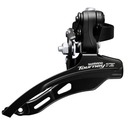 Shimano Voorkerilleur 6 Tourney à 7 vitesses TZ FD-TZ510 Down Swing avec haute pince Ø31,8 mm 48T