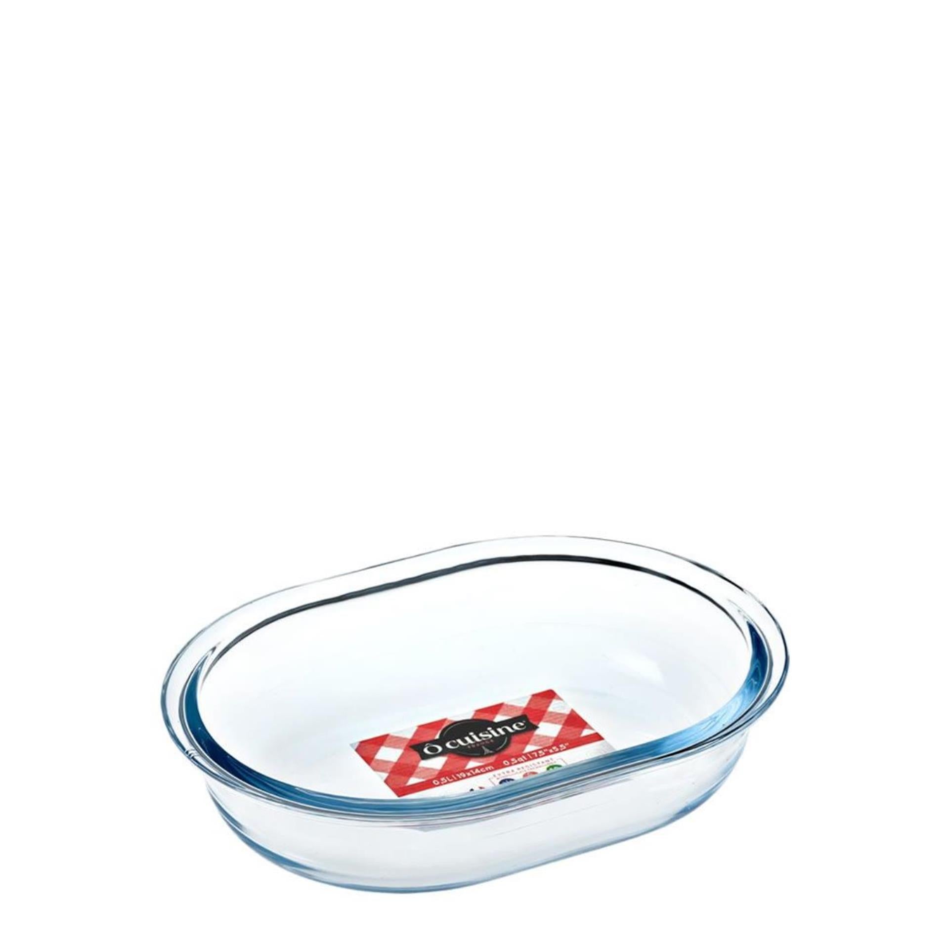 Plat à four Arcuisine ovale 19cm verre