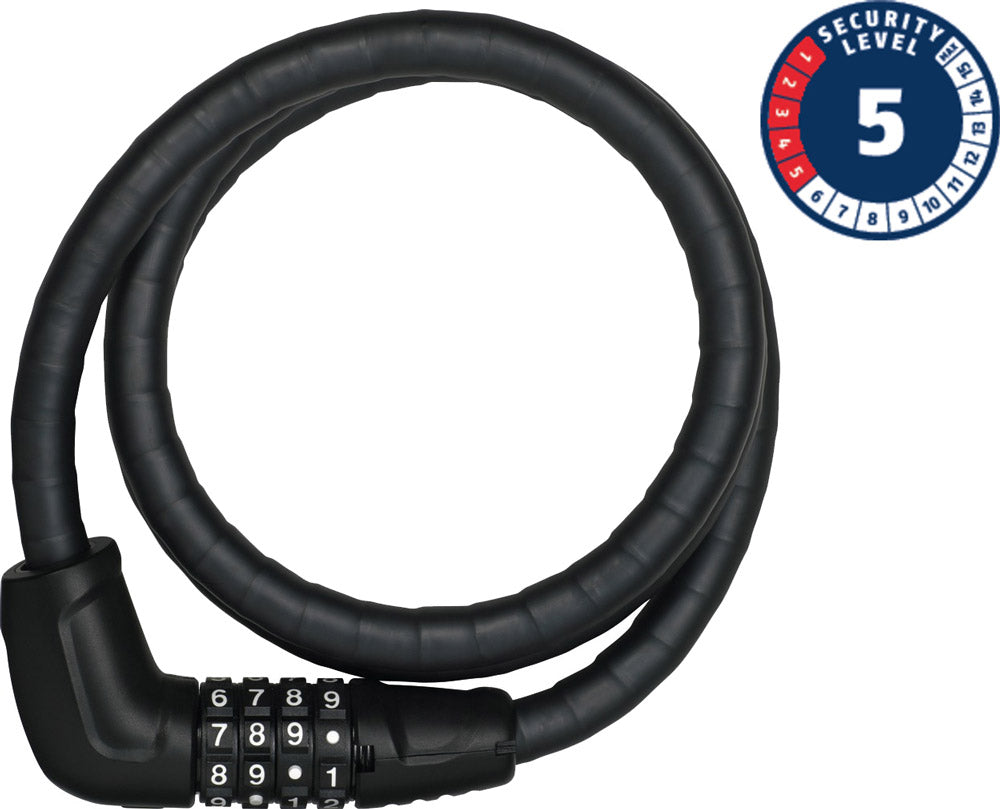 ABUS Microflex 6615C 120 15 verrouillage du câble noir