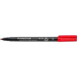 Stylo staedtler lumocolor 317 fibre 1mm rouge étanche