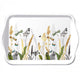 Plateau Ambiente fleurs ornementales 13x21cm