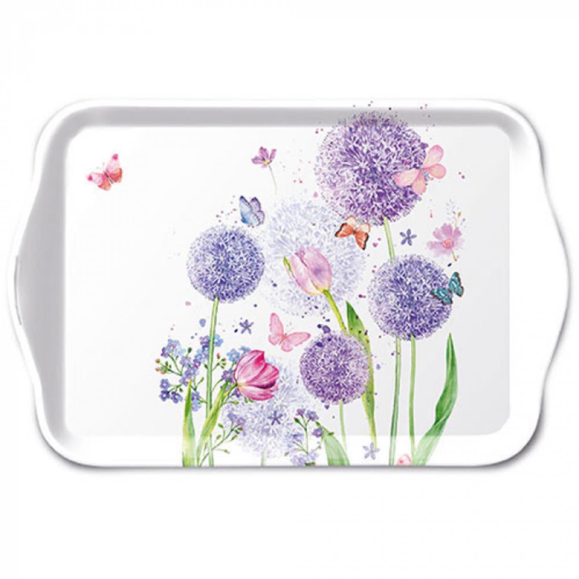 Plateau Ambiente beauté fleur 13x21cm