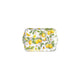 Plateau Ambiente mélamine 13x21 cm citrons frais blanc