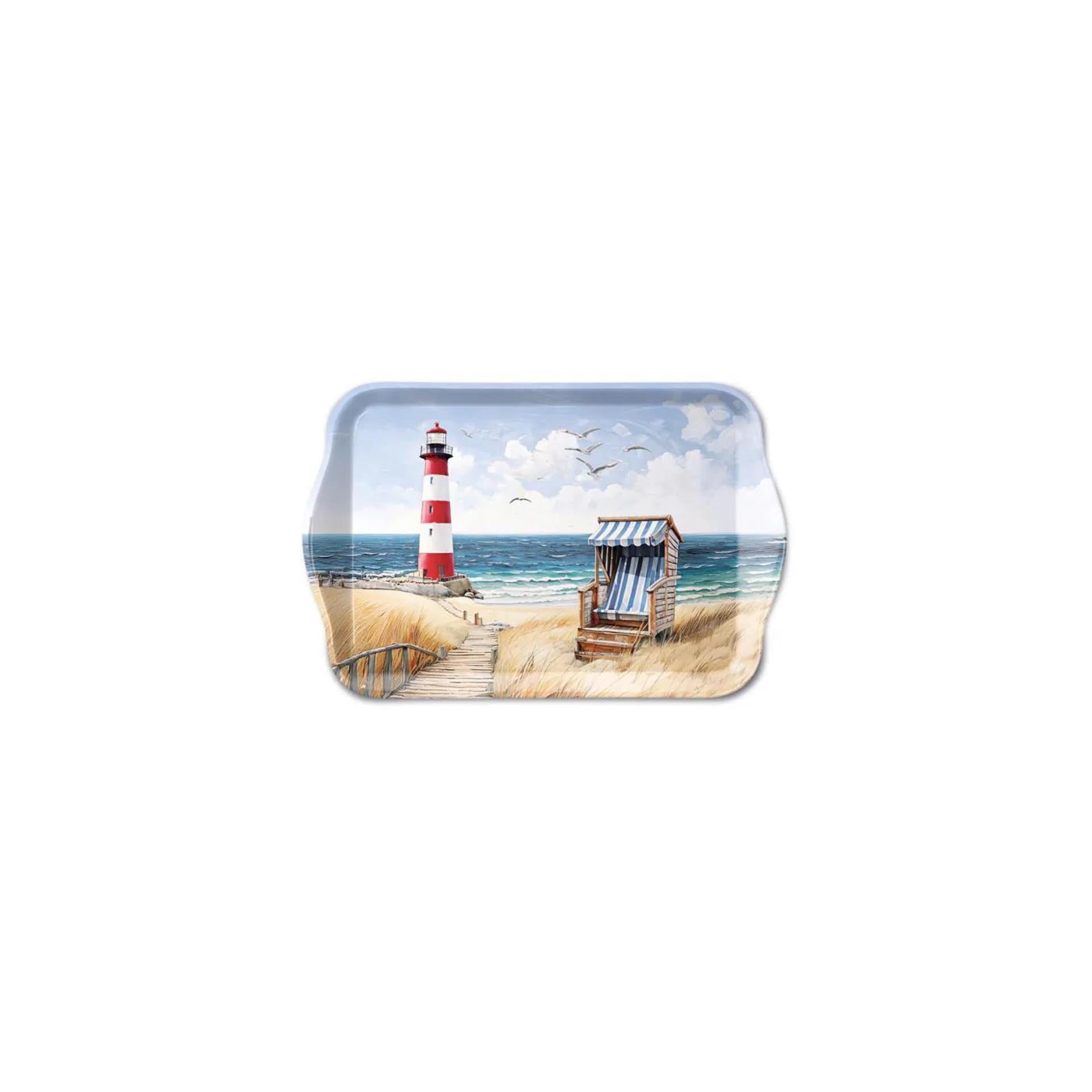 Plateau Ambiente mélamine 13x21 plage promenade
