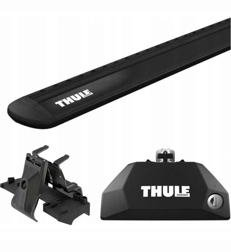 Thule 186201 set pour garde-corps encastré argent