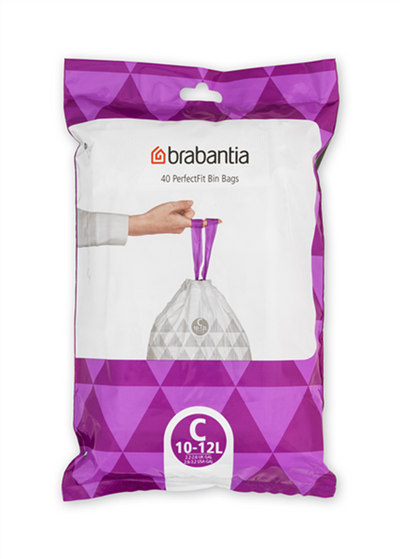 Brabantia sac poubelle c 10-12ltr 40 sacs