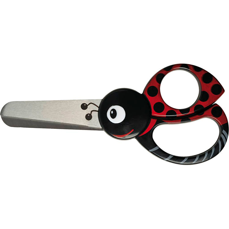 Ciseaux pour enfants Fiskars avec motif animal, Ladybug, L: 13 cm, 1 morceau