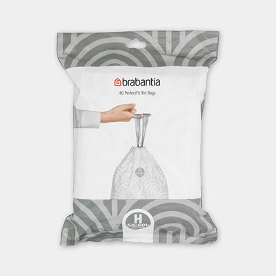 Sac poubelle Brabantia h 50-60ltr 40 sacs