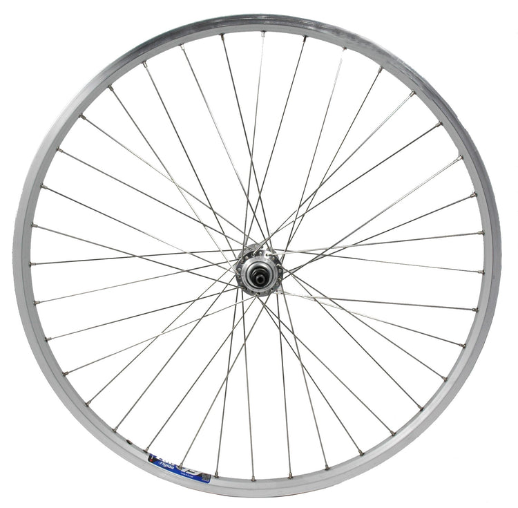 Sunrace cordo roue avant 28 19-622 moyeu axe plein rayons en acier inoxydable argent