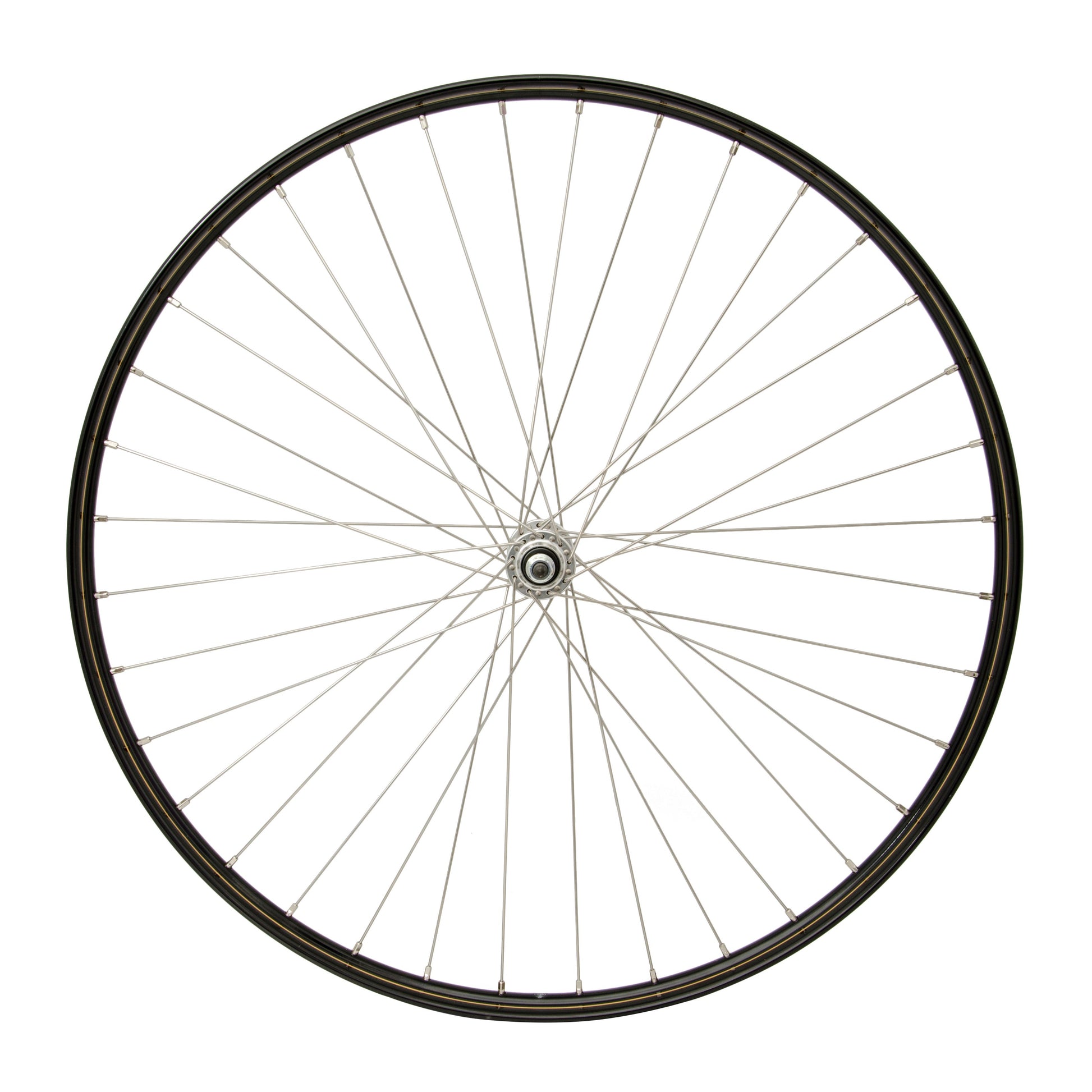 Roue avant Cordo 28 1 2 22-635 rayons en acier inoxydable noir