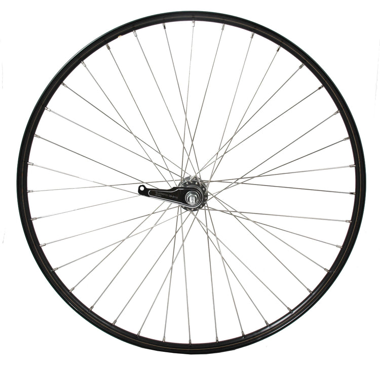 Shimano cordo roue arrière 28 1 2 22-635 moyeu de frein rayons en acier inoxydable noir