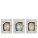 Decoris Boule de Noël mon premier Noël Ø10cm verre 3 assortis