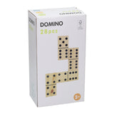 Grand jeu de dominos en bois - 28 pièces.