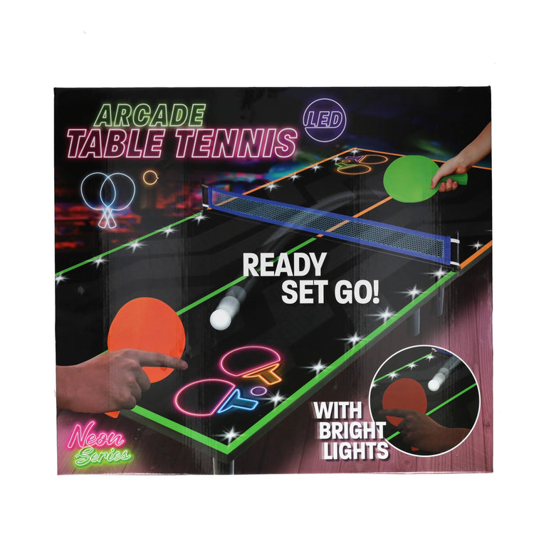 Tablet Tend Tend Toys Toys Table de tennis avec éclairage LED 100x50 cm