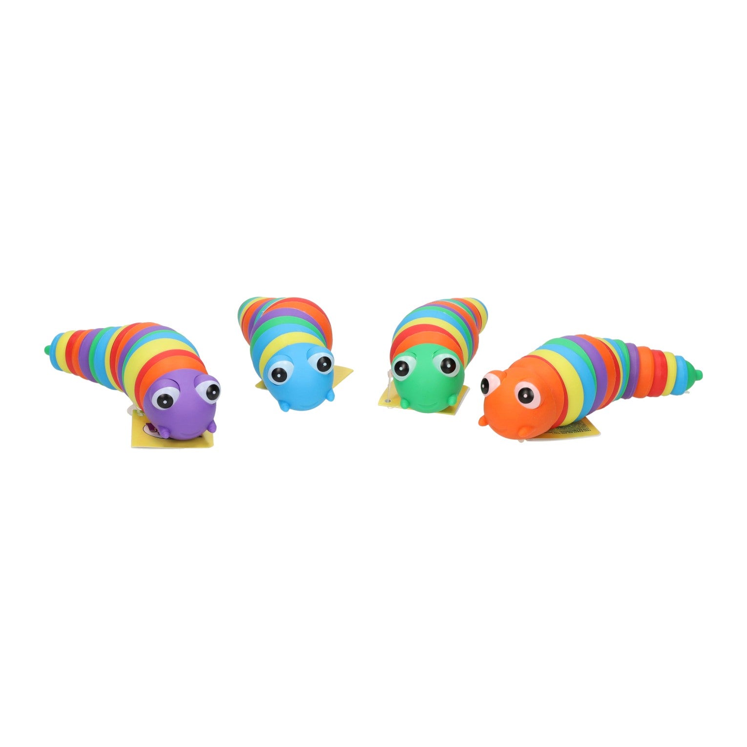 Chenille jouet aux couleurs de l'arc-en-ciel - 18 cm