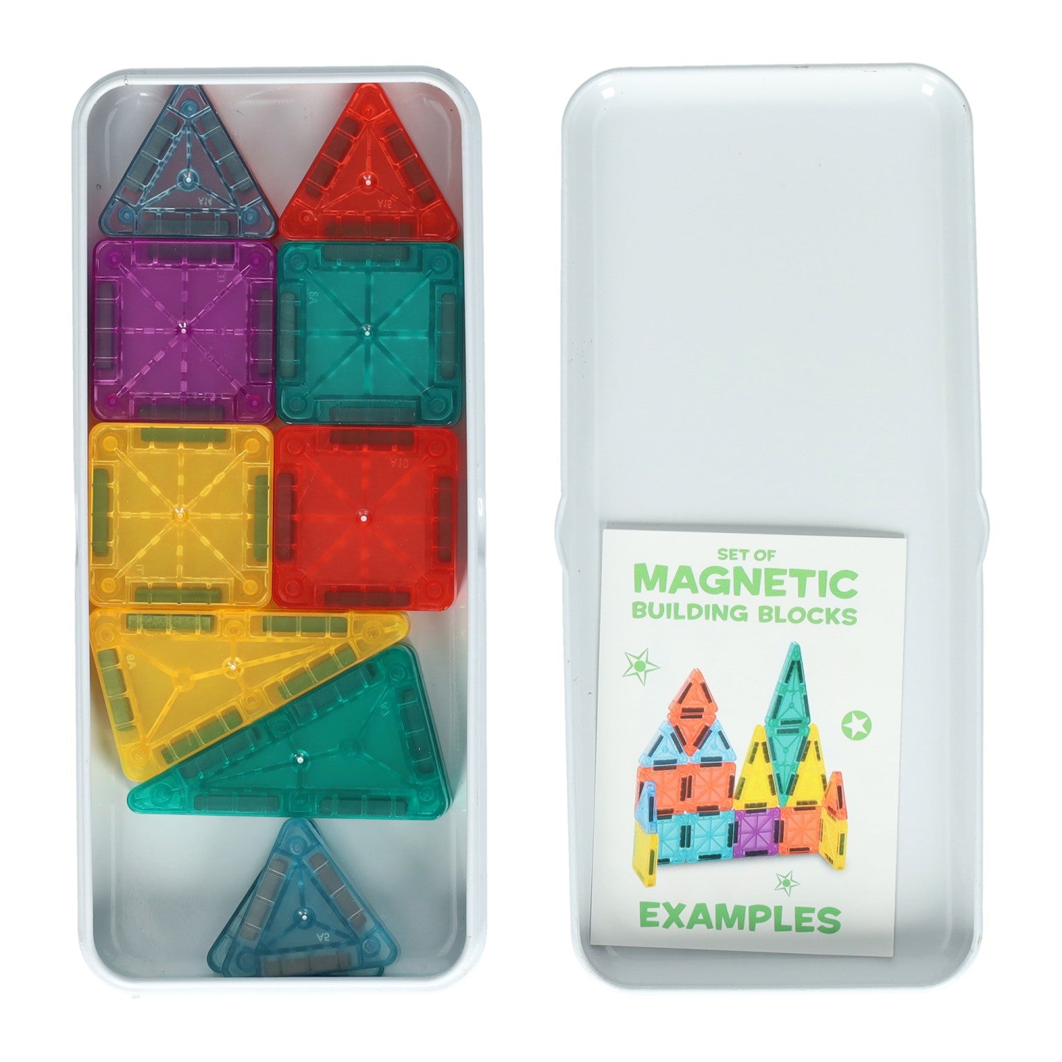 Blocs de construction magnétiques en boîte - 18 pcs.