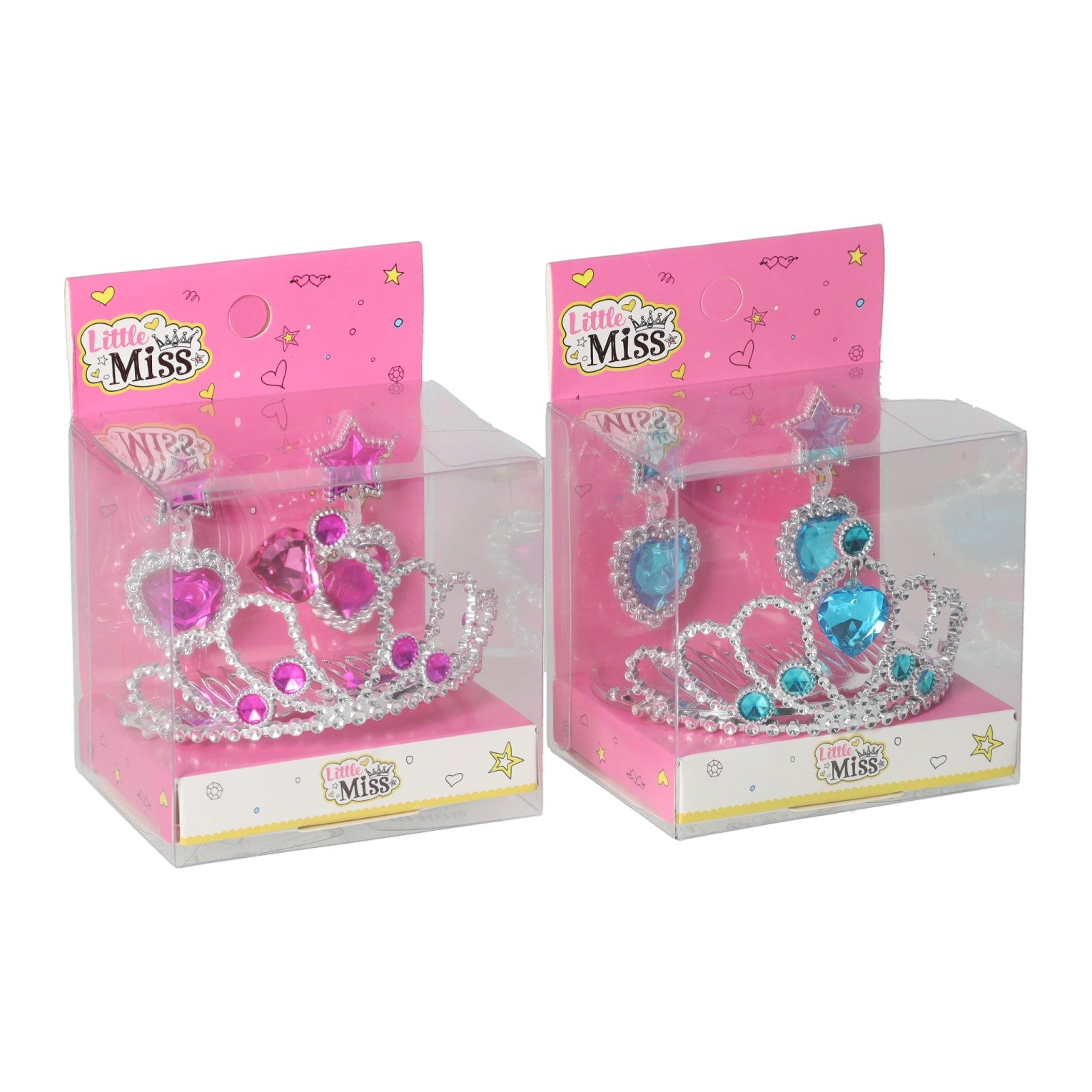 Ensemble d'accessoires princesse diadème et boucles d'oreilles