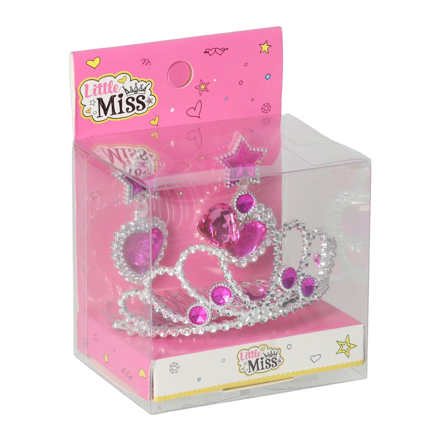 Ensemble d'accessoires princesse diadème et boucles d'oreilles